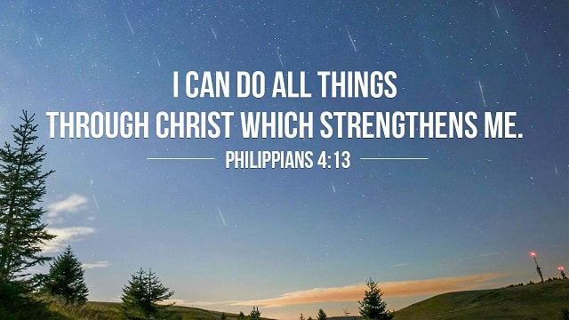 catholic bible verse about strength